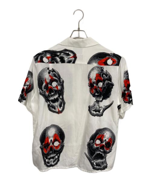 WACKO MARIA（ワコマリア）WACKO MARIA (ワコマリア) ハワイアンシャツ / 56 TATTOO STUDIO HAWAIIAN SHIRT ホワイト サイズ:Ｓの古着・服飾アイテム
