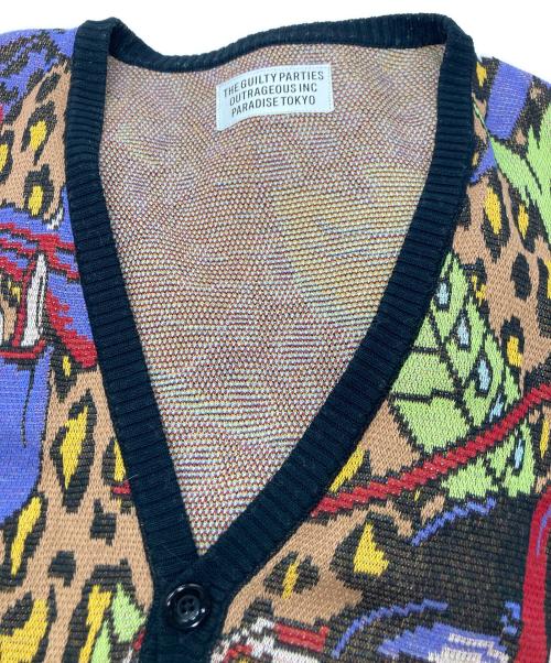 WACKO MARIA（ワコマリア）WACKO MARIA (ワコマリア) 百花図ジャガードカーディガン マルチカラー サイズ:Ｍの古着・服飾アイテム