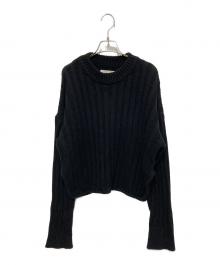 TODAYFUL（トゥデイフル）の古着「Backslit Rib Knit」｜ブラック