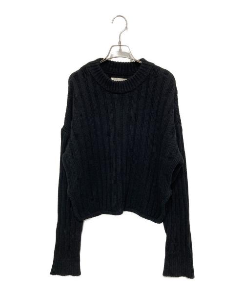 TODAYFUL（トゥデイフル）TODAYFUL (トゥデイフル) Backslit Rib Knit ブラック サイズ:FREEの古着・服飾アイテム