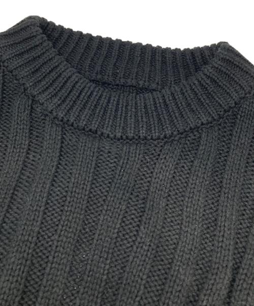 TODAYFUL（トゥデイフル）TODAYFUL (トゥデイフル) Backslit Rib Knit ブラック サイズ:FREEの古着・服飾アイテム