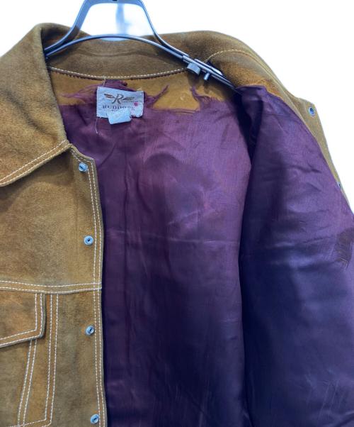 FLYING RANCHWEAR（フライング ランチウェア）FLYING RANCHWEAR (フライング ランチウェア) スウェードドラッカージャケット ブラウン サイズ:記載なしの古着・服飾アイテム