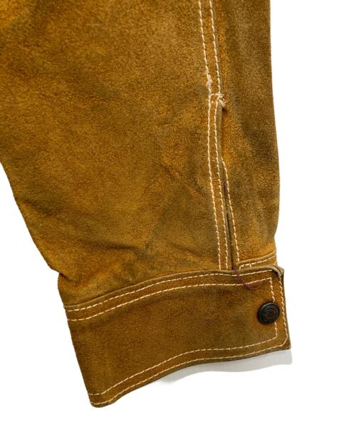 FLYING RANCHWEAR（フライング ランチウェア）FLYING RANCHWEAR (フライング ランチウェア) スウェードドラッカージャケット ブラウン サイズ:記載なしの古着・服飾アイテム