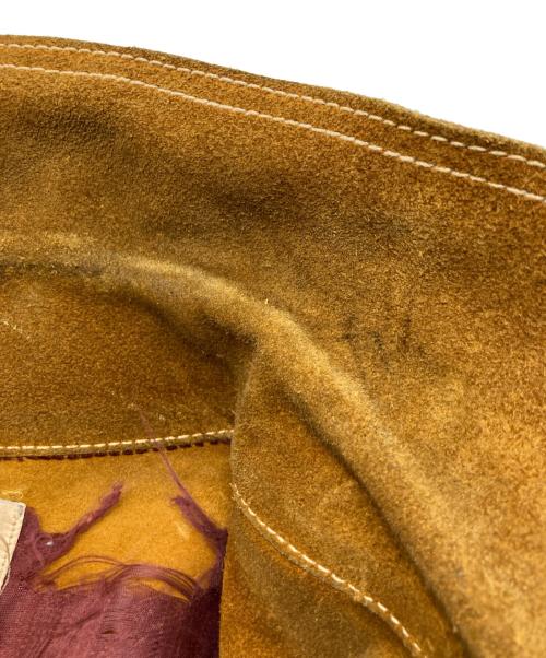 FLYING RANCHWEAR（フライング ランチウェア）FLYING RANCHWEAR (フライング ランチウェア) スウェードドラッカージャケット ブラウン サイズ:記載なしの古着・服飾アイテム