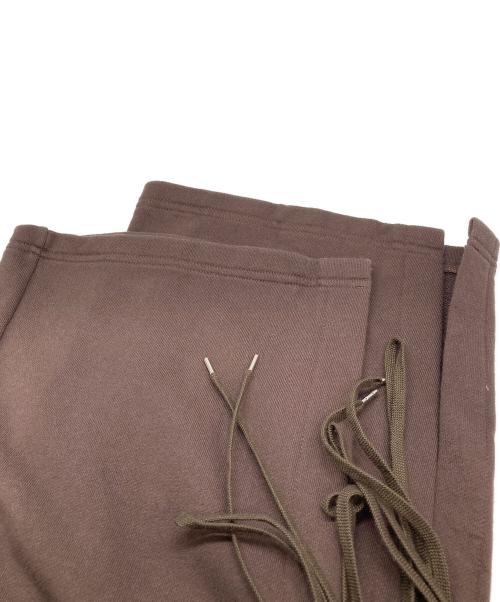 G.V.G.V（ジーヴィージーヴィー）G.V.G.V (ジーヴィージーヴィー) LACE UP SWEAT PANTS ブラウン サイズ:XSの古着・服飾アイテム