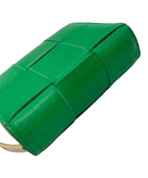 BOTTEGA VENETA（ボッテガベネタ）BOTTEGA VENETA (ボッテガベネタ) マキシイントレチャート / 2つ折り財布 グリーンの古着・服飾アイテム