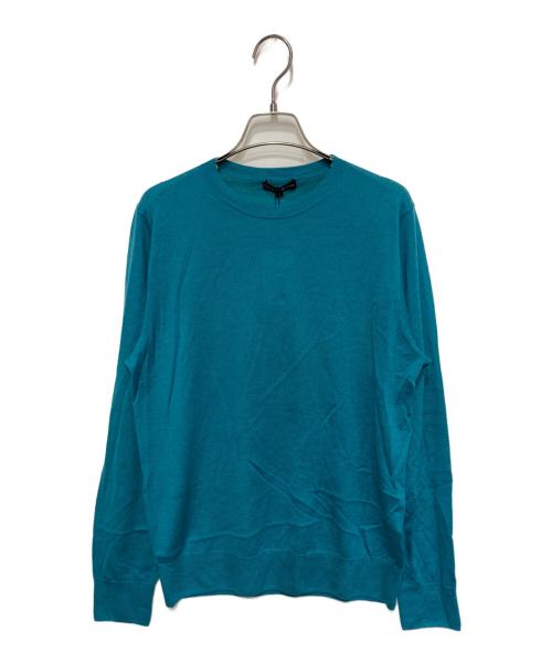 TAKASHIMAYA（高島屋）TAKASHIMAYA (高島屋) シルクカシミヤニット グリーン サイズ:Ｍの古着・服飾アイテム