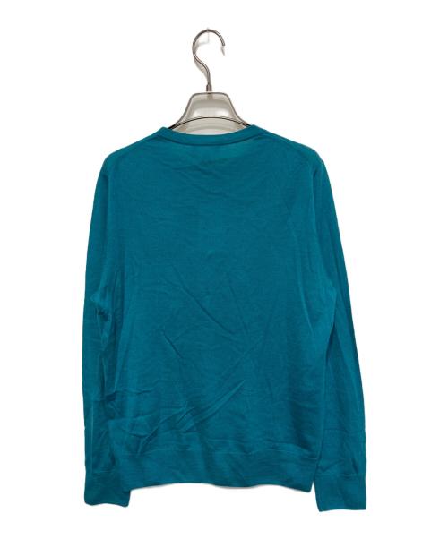 TAKASHIMAYA（高島屋）TAKASHIMAYA (高島屋) シルクカシミヤニット グリーン サイズ:Ｍの古着・服飾アイテム