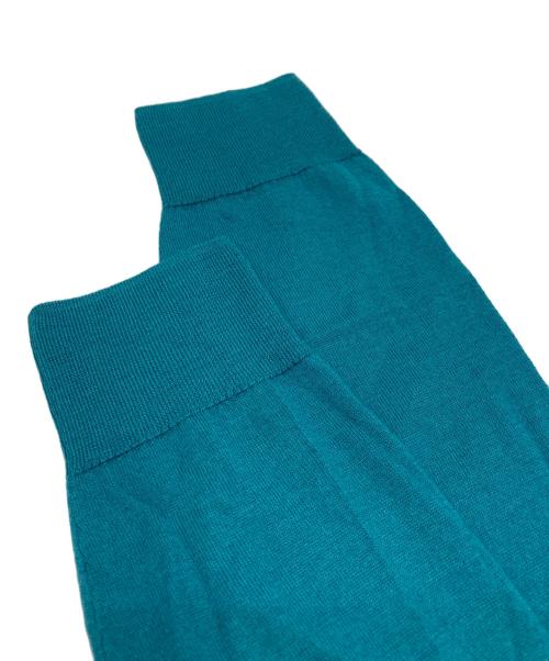 TAKASHIMAYA（高島屋）TAKASHIMAYA (高島屋) シルクカシミヤニット グリーン サイズ:Ｍの古着・服飾アイテム