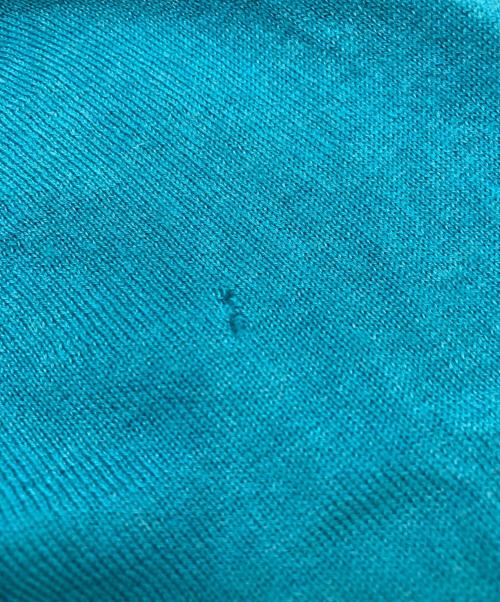 TAKASHIMAYA（高島屋）TAKASHIMAYA (高島屋) シルクカシミヤニット グリーン サイズ:Ｍの古着・服飾アイテム