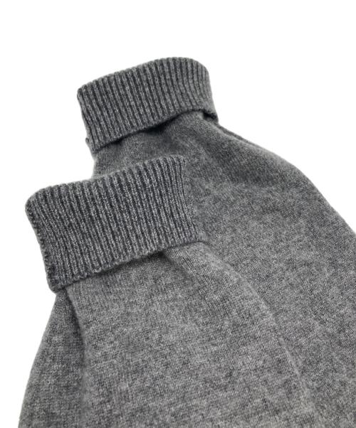 TAKASHIMAYA（高島屋）TAKASHIMAYA (高島屋) カシミヤフルジップセーター グレー サイズ:Ｍの古着・服飾アイテム