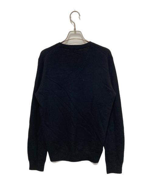 TAKASHIMAYA（高島屋）TAKASHIMAYA (高島屋) カシミヤVネックニット ブラック サイズ:Ｓの古着・服飾アイテム