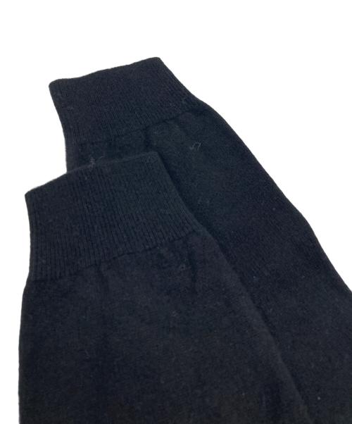 TAKASHIMAYA（高島屋）TAKASHIMAYA (高島屋) カシミヤVネックニット ブラック サイズ:Ｓの古着・服飾アイテム