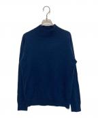 TAKASHIMAYA高島屋）の古着「カシミヤハイネックセーター」｜ネイビー