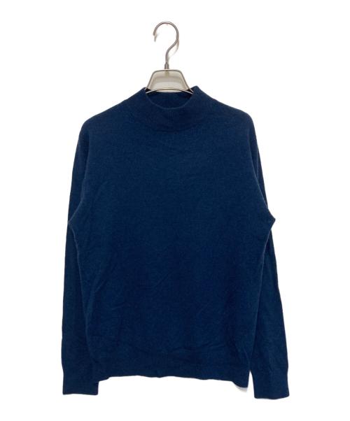 TAKASHIMAYA（高島屋）TAKASHIMAYA (高島屋) カシミヤハイネックセーター ネイビー サイズ:Ｍの古着・服飾アイテム