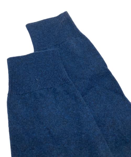 TAKASHIMAYA（高島屋）TAKASHIMAYA (高島屋) カシミヤハイネックセーター ネイビー サイズ:Ｍの古着・服飾アイテム