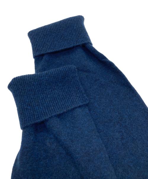 TAKASHIMAYA（高島屋）TAKASHIMAYA (高島屋) カシミヤハイネックセーター ネイビー サイズ:Ｍの古着・服飾アイテム