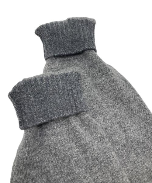 TAKASHIMAYA（高島屋）TAKASHIMAYA (高島屋) カシミヤ ニットパーカー グレー サイズ:Ｍの古着・服飾アイテム