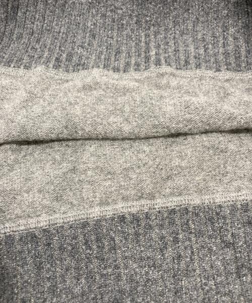 TAKASHIMAYA（高島屋）TAKASHIMAYA (高島屋) カシミヤ ニットパーカー グレー サイズ:Ｍの古着・服飾アイテム