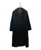 ROSSOロッソ）の古着「カシミヤ混チェスターコート」｜ブラック