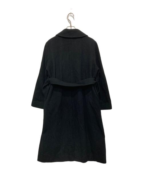 ROSSO（ロッソ）ROSSO (ロッソ) カシミヤ混チェスターコート ブラック サイズ:Ｍの古着・服飾アイテム