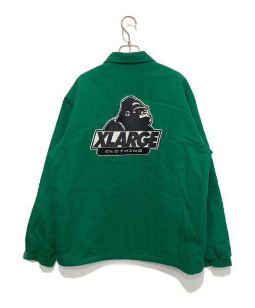 X-LARGE（エクストララージ）X-LARGE (エクストララージ) OG DUCK COACH JACKET グリーン サイズ:Lの古着・服飾アイテム