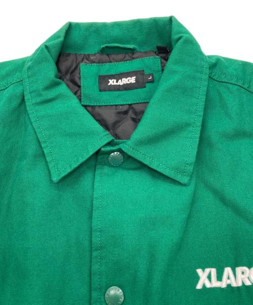 X-LARGE（エクストララージ）X-LARGE (エクストララージ) OG DUCK COACH JACKET グリーン サイズ:Lの古着・服飾アイテム