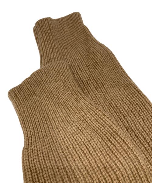 MICHAEL KORS（マイケル・コース）MICHAEL KORS (マイケル・コース) ウールブレンド ハーフジップ クロップド セーター ベージュ サイズ:Ｍの古着・服飾アイテム