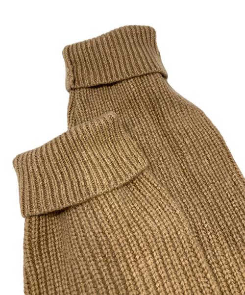 MICHAEL KORS（マイケル・コース）MICHAEL KORS (マイケル・コース) ウールブレンド ハーフジップ クロップド セーター ベージュ サイズ:Ｍの古着・服飾アイテム