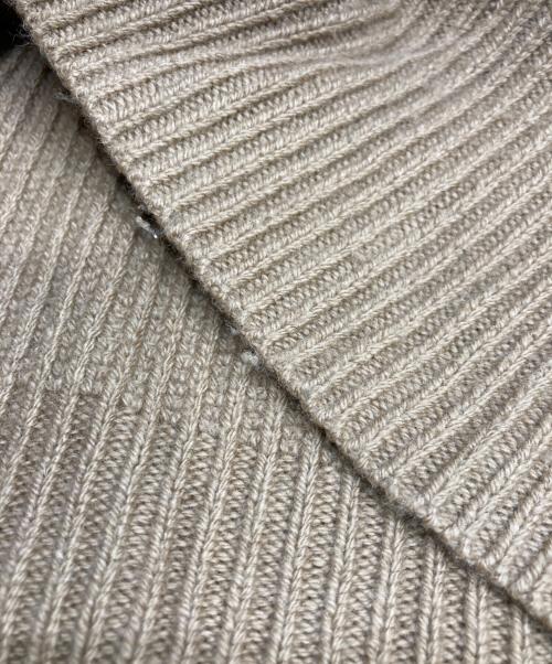 MICHAEL KORS（マイケル・コース）MICHAEL KORS (マイケル・コース) ウールブレンド ハーフジップ クロップド セーター ベージュ サイズ:Ｍの古着・服飾アイテム