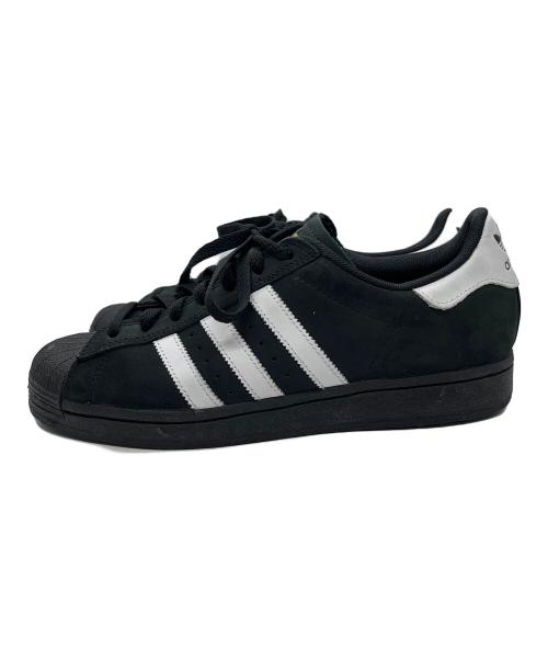 adidas（アディダス）adidas (アディダス) SUPERSTAR ADV ブラック サイズ:US9/UK8.5/27㎝の古着・服飾アイテム