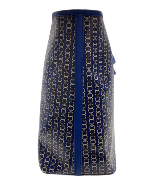TORY BURCH（トリーバーチ）TORY BURCH (トリーバーチ) GEMINI LINKトートバッグ ブルーの古着・服飾アイテム