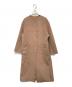 SLOBE IENA（スローブ イエナ）の古着「habiストールノーカラーコート」｜ベージュ