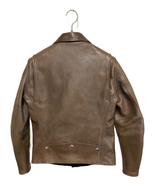 Starry Gate by JELADO（スターリーゲート バイ ジェラード）Starry Gate by JELADO (スターリーゲート バイ ジェラード) ホースレザーライダースジャケット ブラウン サイズ:XSの古着・服飾アイテム