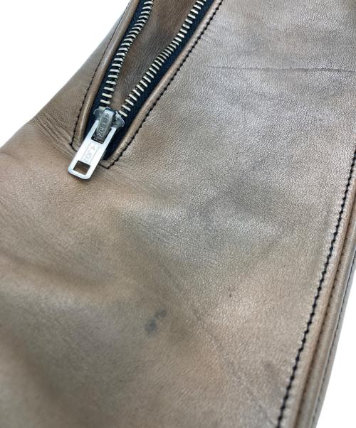 Starry Gate by JELADO（スターリーゲート バイ ジェラード）Starry Gate by JELADO (スターリーゲート バイ ジェラード) ホースレザーライダースジャケット ブラウン サイズ:XSの古着・服飾アイテム