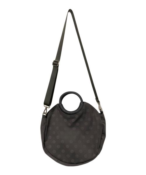 ear PAPILLONNER（イアパピヨネ）ear PAPILLONNER (イアパピヨネ) ラウンドトートバッグ グレーの古着・服飾アイテム