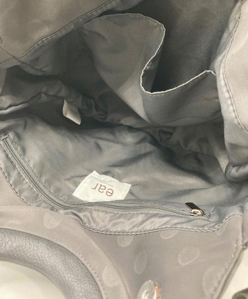 ear PAPILLONNER（イアパピヨネ）ear PAPILLONNER (イアパピヨネ) ラウンドトートバッグ グレーの古着・服飾アイテム