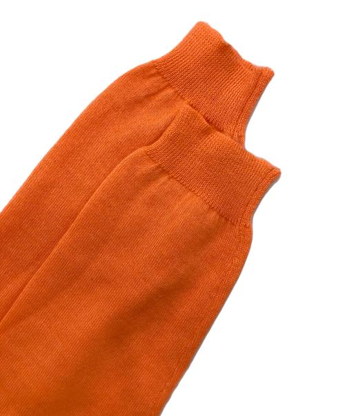 JIL SANDER（ジルサンダー）JIL SANDER (ジルサンダー) シルクカシミヤ混ニット オレンジ サイズ:36の古着・服飾アイテム