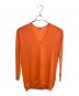 JIL SANDER（ジルサンダー）の古着「シルクカシミヤ混ニット」｜オレンジ