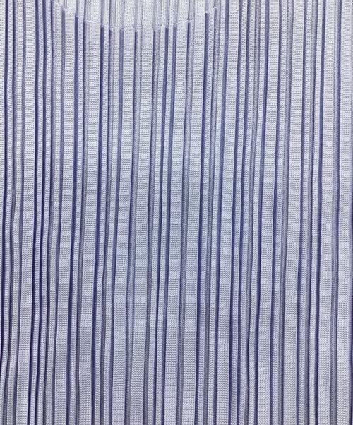 PLEATS PLEASE（プリーツプリーズ）PLEATS PLEASE (プリーツプリーズ) プリーツカットソー / SOFT PLEATS ブルー サイズ:不明の古着・服飾アイテム