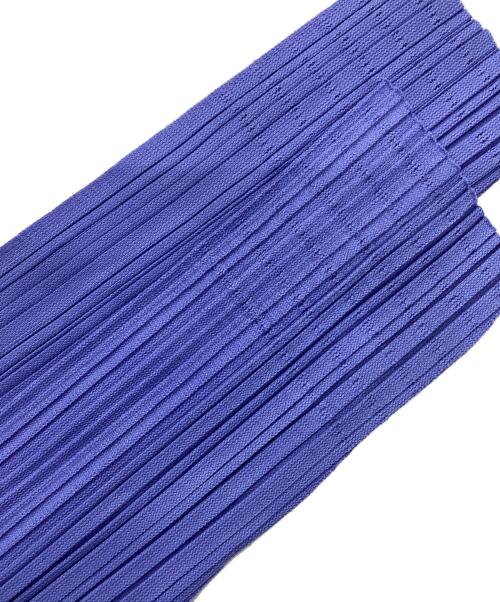 PLEATS PLEASE（プリーツプリーズ）PLEATS PLEASE (プリーツプリーズ) プリーツカットソー / SOFT PLEATS ブルー サイズ:不明の古着・服飾アイテム