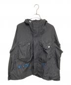 NIKE×OFFWHITEナイキ×オフホワイト）の古着「AS NRG / ロゴ刺繍ナイロンジャケット」｜ブラック