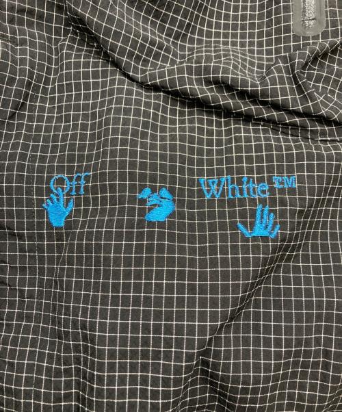 NIKE（ナイキ）NIKE (ナイキ) OFFWHITE (オフホワイト) AS NRG / ロゴ刺繍ナイロンジャケット ブラック サイズ:XLの古着・服飾アイテム