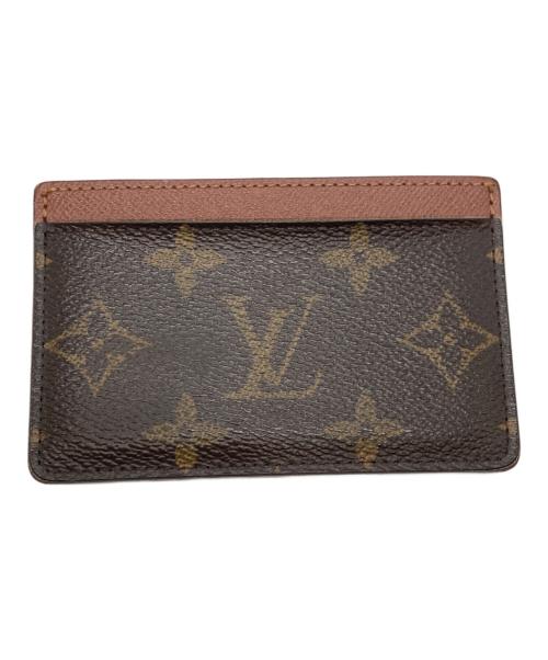 LOUIS VUITTON（ルイ ヴィトン）LOUIS VUITTON (ルイ ヴィトン) ポルト カルト・サンプール/名刺入れ ブラウンの古着・服飾アイテム