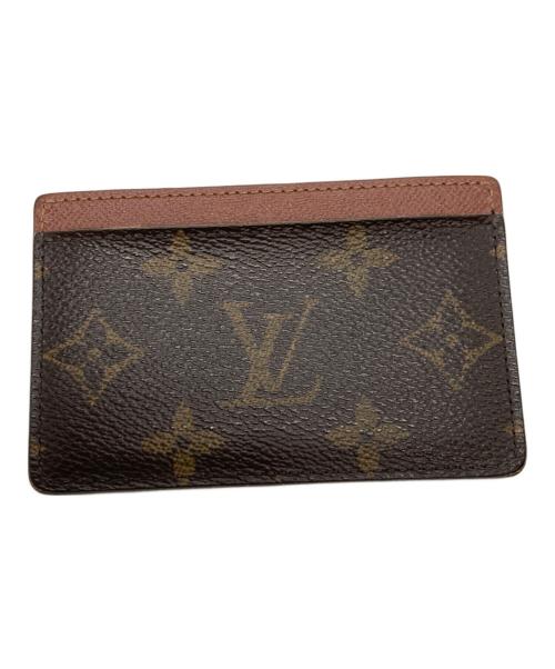 LOUIS VUITTON（ルイ ヴィトン）LOUIS VUITTON (ルイ ヴィトン) ポルト カルト・サンプール/名刺入れ ブラウンの古着・服飾アイテム