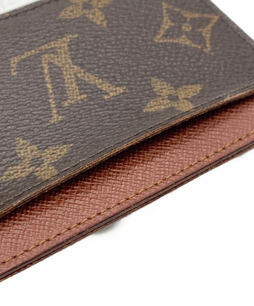 LOUIS VUITTON（ルイ ヴィトン）LOUIS VUITTON (ルイ ヴィトン) ポルト カルト・サンプール/名刺入れ ブラウンの古着・服飾アイテム