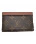 LOUIS VUITTON（ルイ ヴィトン）の古着「ポルト カルト・サンプール/名刺入れ」｜ブラウン
