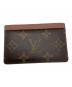 LOUIS VUITTON (ルイ ヴィトン) ポルト カルト・サンプール/名刺入れ ブラウン：15000円