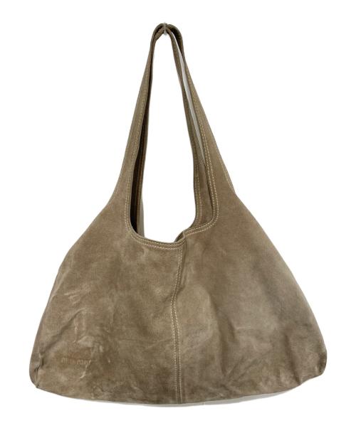 MIU MIU（ミュウミュウ）MIU MIU (ミュウミュウ) スウェードトートバッグ ベージュの古着・服飾アイテム