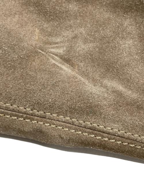 MIU MIU（ミュウミュウ）MIU MIU (ミュウミュウ) スウェードトートバッグ ベージュの古着・服飾アイテム